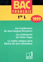  Achetez le livre d'occasion Bac Français 1er L 1999 sur Livrenpoche.com 