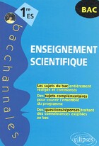  Achetez le livre d'occasion Enseignement scientifique 1ère ES sur Livrenpoche.com 