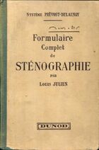  Achetez le livre d'occasion Formulaire complet de sténographie sur Livrenpoche.com 