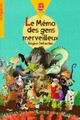  Achetez le livre d'occasion Le mémo des gens merveilleux de Régine Detambel sur Livrenpoche.com 