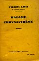  Achetez le livre d'occasion Madame Chrysanthème de Pierre Loti sur Livrenpoche.com 