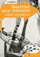  Achetez le livre d'occasion Meurtres pour mémoire de Didier Daeninckx sur Livrenpoche.com 