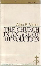  Achetez le livre d'occasion The church in an age of Revolution sur Livrenpoche.com 