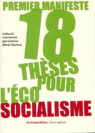  Achetez le livre d'occasion 18 thèses pour l'éco socialisme sur Livrenpoche.com 