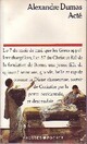  Achetez le livre d'occasion Acté de Alexandre Dumas sur Livrenpoche.com 
