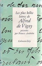  Achetez le livre d'occasion Alfred de Vigny sur Livrenpoche.com 
