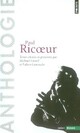  Achetez le livre d'occasion Anthologie de Paul Ricoeur sur Livrenpoche.com 
