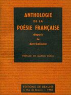  Achetez le livre d'occasion Anthologie de la poésie française depuis le surréalisme sur Livrenpoche.com 