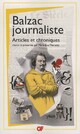  Achetez le livre d'occasion Balzac journaliste de Honoré De Balzac sur Livrenpoche.com 