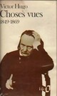  Achetez le livre d'occasion Choses vues 1849-1869 de Victor Hugo sur Livrenpoche.com 