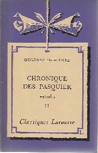  Achetez le livre d'occasion Chronique des Pasquier Tome II (extraits) de Georges Duhamel sur Livrenpoche.com 