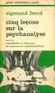  Achetez le livre d'occasion Cinq leçons sur la psychanalyse de Sigmund Freud sur Livrenpoche.com 