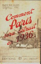  Achetez le livre d'occasion Comment Paris sera détruit en 1936 sur Livrenpoche.com 