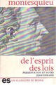  Achetez le livre d'occasion De l'esprit des lois de Charles De Montesquieu sur Livrenpoche.com 
