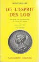  Achetez le livre d'occasion De l'esprit des lois de Charles De Montesquieu sur Livrenpoche.com 