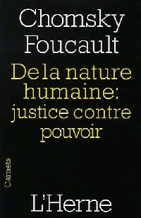  Achetez le livre d'occasion De la nature humaine, justice contre pouvoir de Noam Chomsky sur Livrenpoche.com 