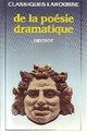  Achetez le livre d'occasion De la poésie dramatique de Denis Diderot sur Livrenpoche.com 
