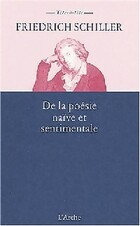  Achetez le livre d'occasion De la poésie naïve et sentimentale sur Livrenpoche.com 