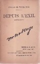  Achetez le livre d'occasion Depuis l'exil Tome I : 1870-1871 de Victor Hugo sur Livrenpoche.com 