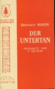  Achetez le livre d'occasion Der untertan de Heinrich Mann sur Livrenpoche.com 