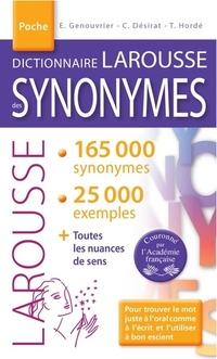  Achetez le livre d'occasion Dictionnaire des synonymes de Emile Genouvrier sur Livrenpoche.com 