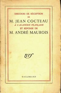  Achetez le livre d'occasion Discours de réception de m. Jean Cocteau et réponse de m. André Maurois de Jean Cocteau sur Livrenpoche.com 