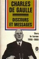  Achetez le livre d'occasion Discours et messages Tome V : Vers le terme 1966-1969 de Général Charles De Gaulle sur Livrenpoche.com 