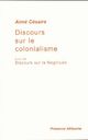  Achetez le livre d'occasion Discours sur le colonialisme de Aimé Césaire sur Livrenpoche.com 