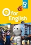  Achetez le livre d'occasion E for English 5e - Anglais Ed. 2017 -Livre de l'élève sur Livrenpoche.com 