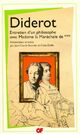  Achetez le livre d'occasion Entretien d'un philosophe avec madame la maréchale de *** de Denis Diderot sur Livrenpoche.com 