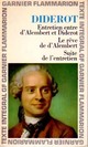  Achetez le livre d'occasion Entretien entre D'Alembert et Diderot / Le rêve de d'Alembert / Suite de l'entretien de Denis Diderot sur Livrenpoche.com 