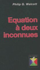  Achetez le livre d'occasion Equation à deux inconnues sur Livrenpoche.com 