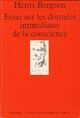  Achetez le livre d'occasion Essai sur les données immédiates de la conscience de Henri Bergson sur Livrenpoche.com 