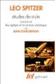  Achetez le livre d'occasion Etude de style de Leo Spitzer sur Livrenpoche.com 