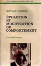  Achetez le livre d'occasion Evolution et modification du comportement de Konrad Lorenz sur Livrenpoche.com 