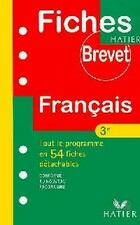  Achetez le livre d'occasion Fiches Brevet Français sur Livrenpoche.com 