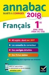  Achetez le livre d'occasion Français 1re STMG STI2D std2a STL ST2S : Sujets & corrigés 2018 sur Livrenpoche.com 