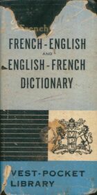  Achetez le livre d'occasion French-english and English-french dictionary sur Livrenpoche.com 