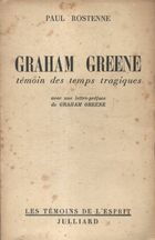  Achetez le livre d'occasion Graham Greene témoin des temps tragiques sur Livrenpoche.com 