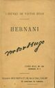  Achetez le livre d'occasion Hernani Tome II de Victor Hugo sur Livrenpoche.com 