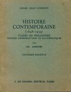  Achetez le livre d'occasion Histoire contemporaine (1848-1939) Deuxième fascicule sur Livrenpoche.com 