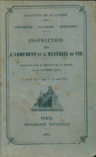  Achetez le livre d'occasion Instruction sur l'armement et le matériel de tir sur Livrenpoche.com 