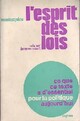  Achetez le livre d'occasion L'esprit des lois de Montesquieu de Jacques Robert sur Livrenpoche.com 