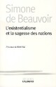  Achetez le livre d'occasion L'existentialisme et la sagesse des nations de Simone De Beauvoir sur Livrenpoche.com 