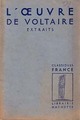  Achetez le livre d'occasion L'oeuvre de Voltaire de Voltaire sur Livrenpoche.com 