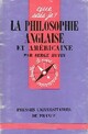  Achetez le livre d'occasion La philosophie anglaise et américaine de Serge Hutin sur Livrenpoche.com 