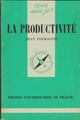 Achetez le livre d'occasion La productivité de Jean Fourastié sur Livrenpoche.com 