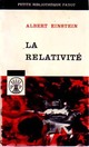  Achetez le livre d'occasion La relativité de Albert Einstein sur Livrenpoche.com 