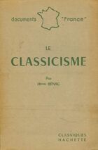  Achetez le livre d'occasion Le classicisme sur Livrenpoche.com 
