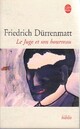  Achetez le livre d'occasion Le juge et son bourreau de Friedrich Dürrenmatt sur Livrenpoche.com 